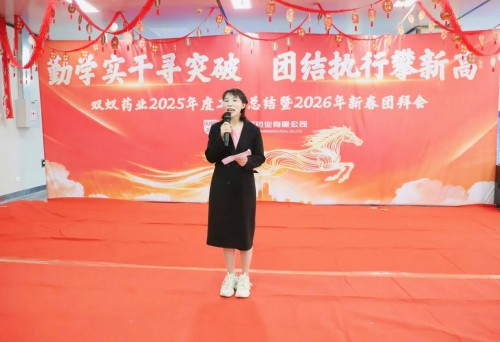 双蚁药业2025年度工作总结暨2026年新春团拜会圆满落幕！