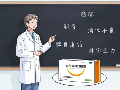 经常腹胀喝益气健脾口服液好吗？